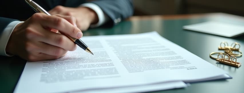Signing commercial agreement